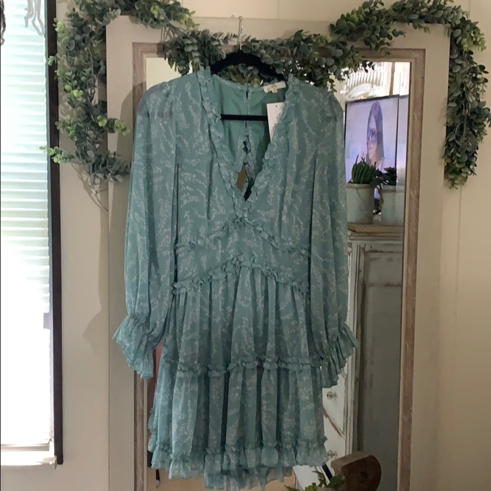 Teal dress